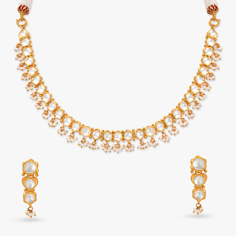 Tanishq discount kundan set