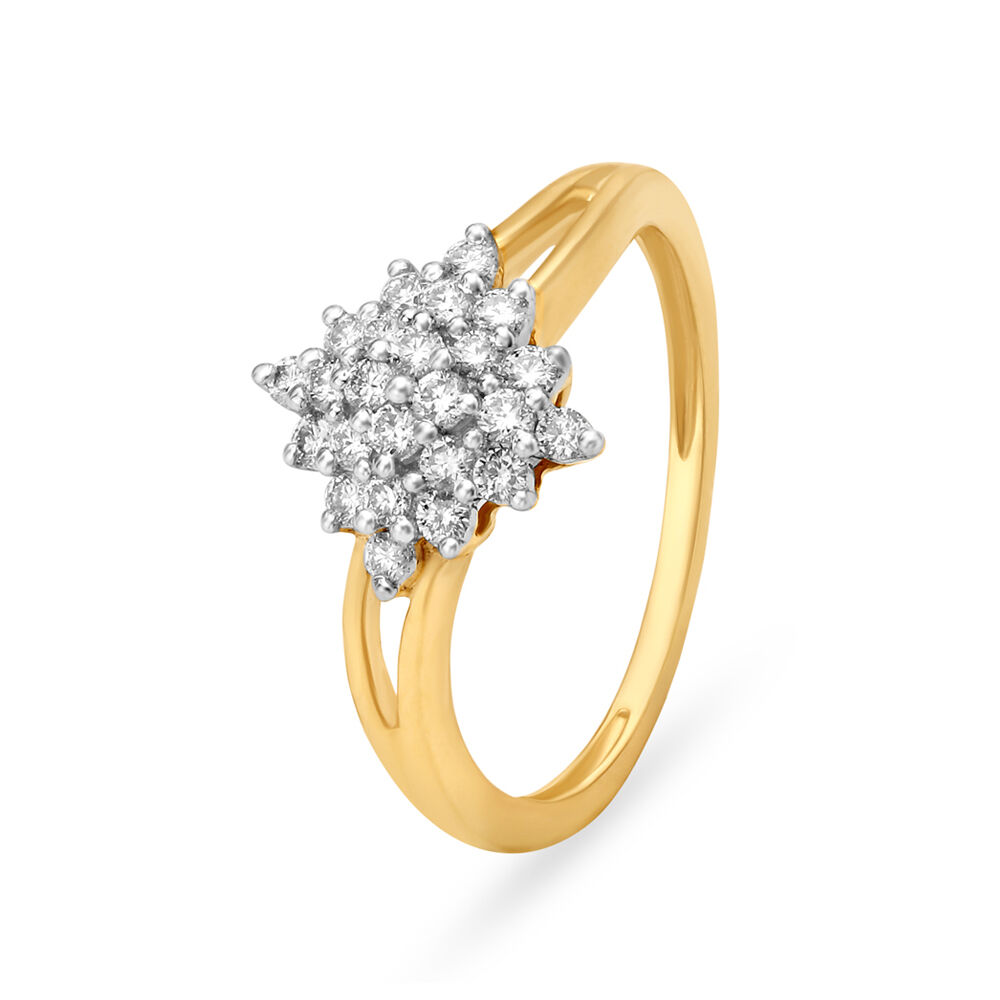 Gold 2025 cluster ring