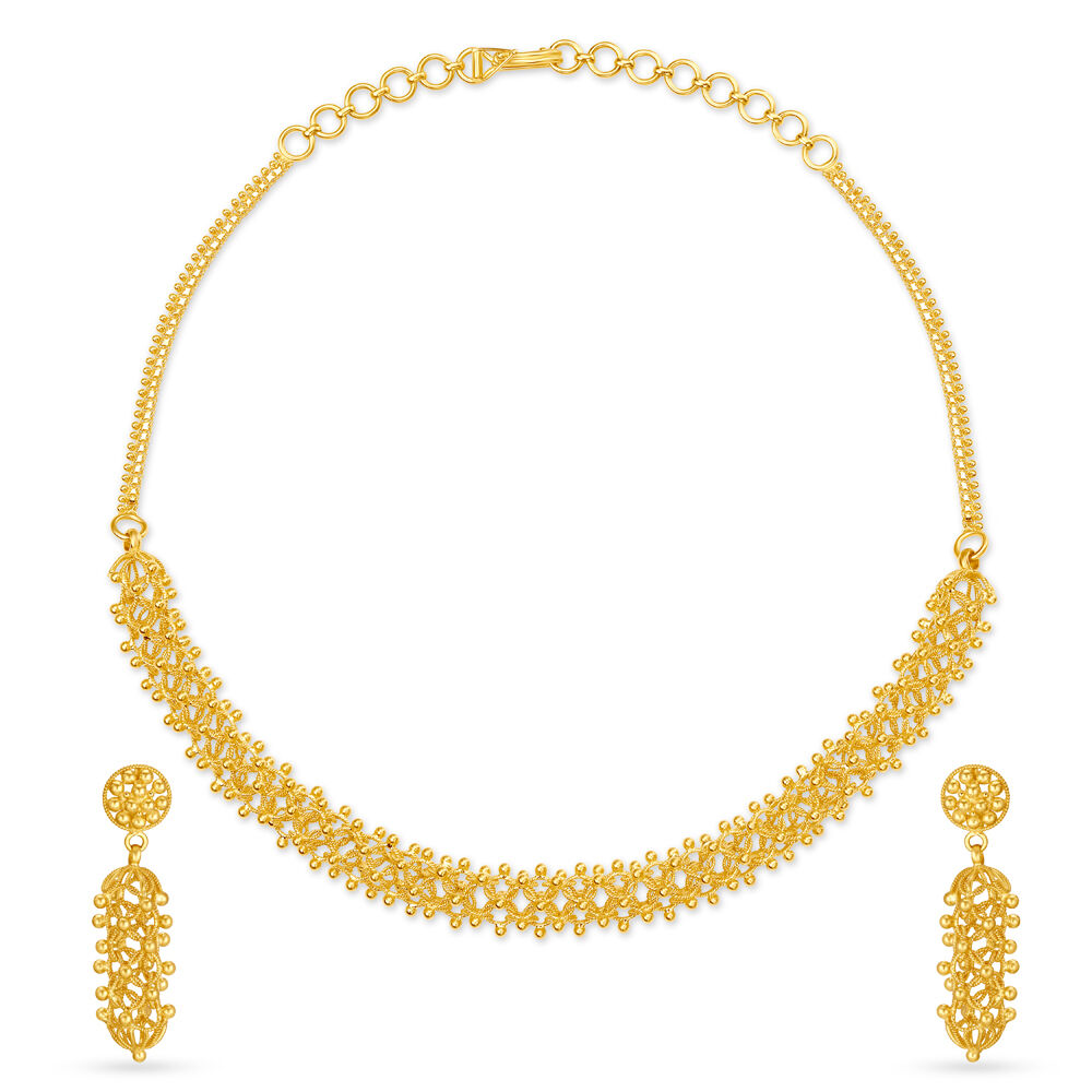 Tanishq gold necklace set new arrivals