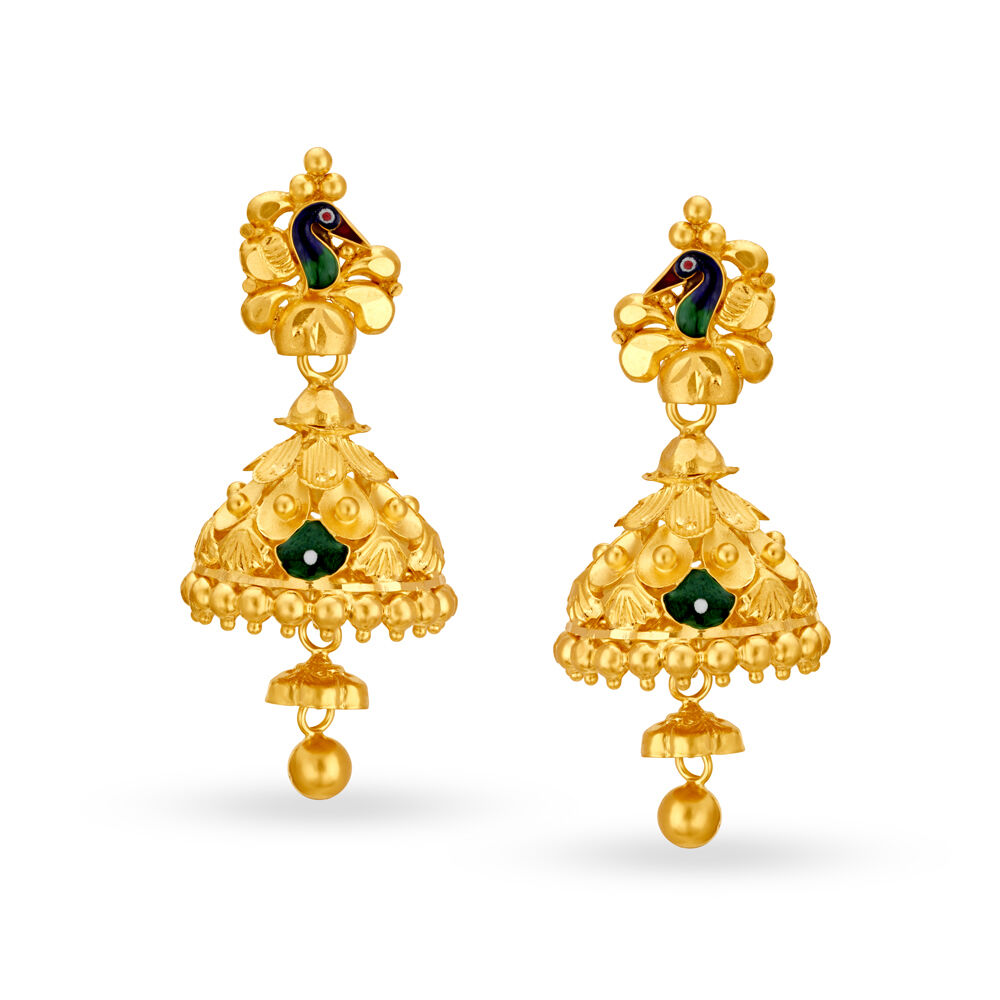 Tanishq earrings jhumka sales