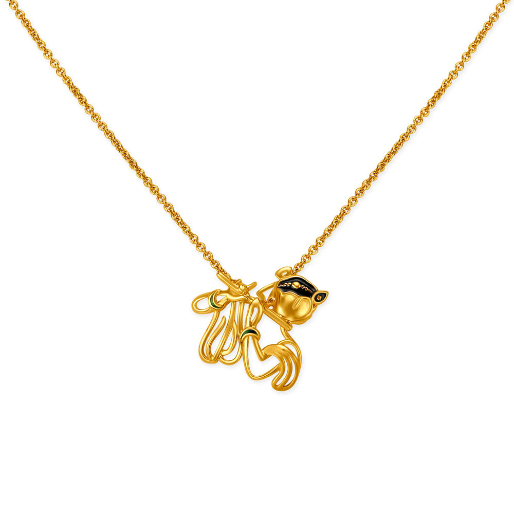 Buy Lord Krishna Gold Pendant with Chain at Best Price Tanishq UAE
