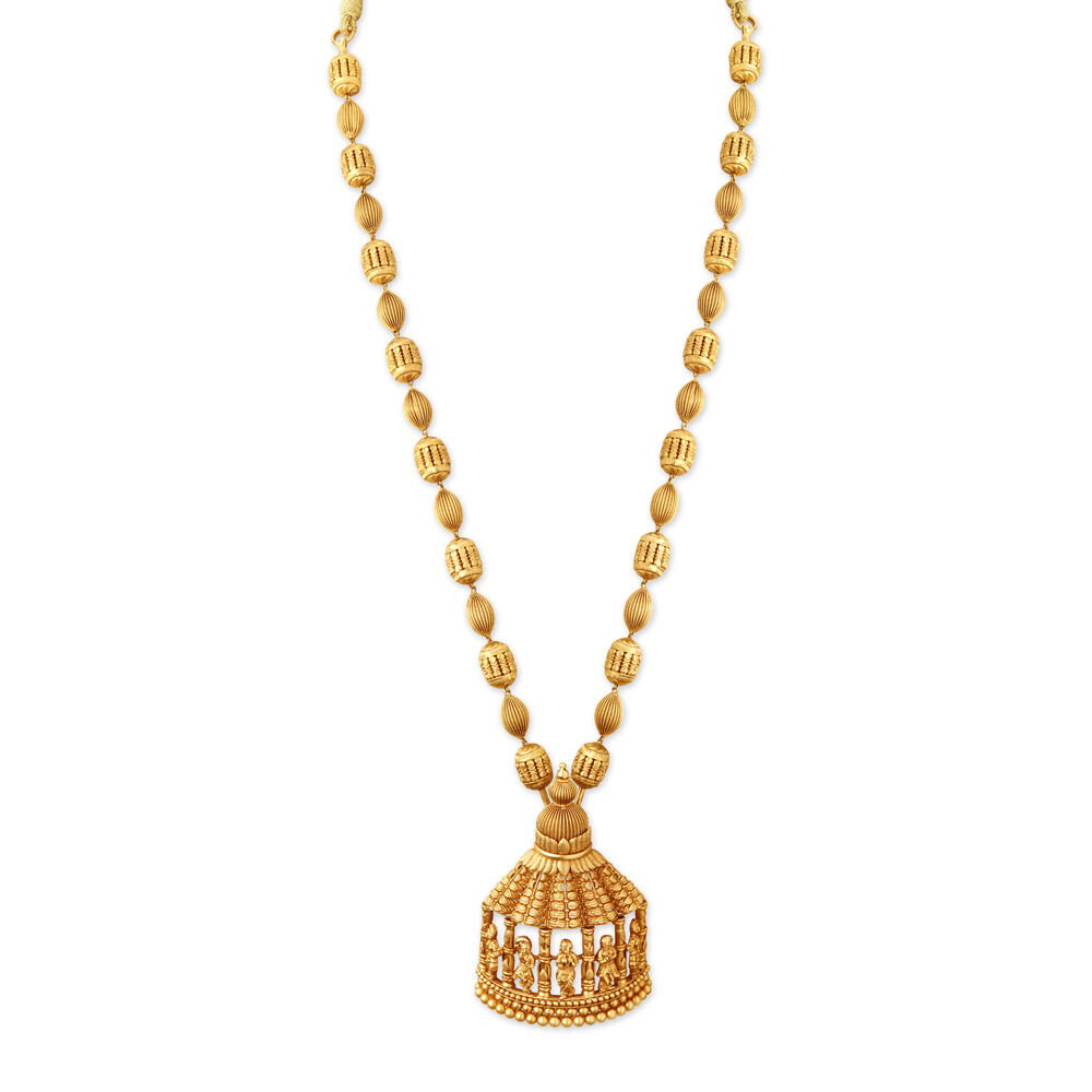 Buy Traditional Temple Gold Necklace for the Indian Bride at Best