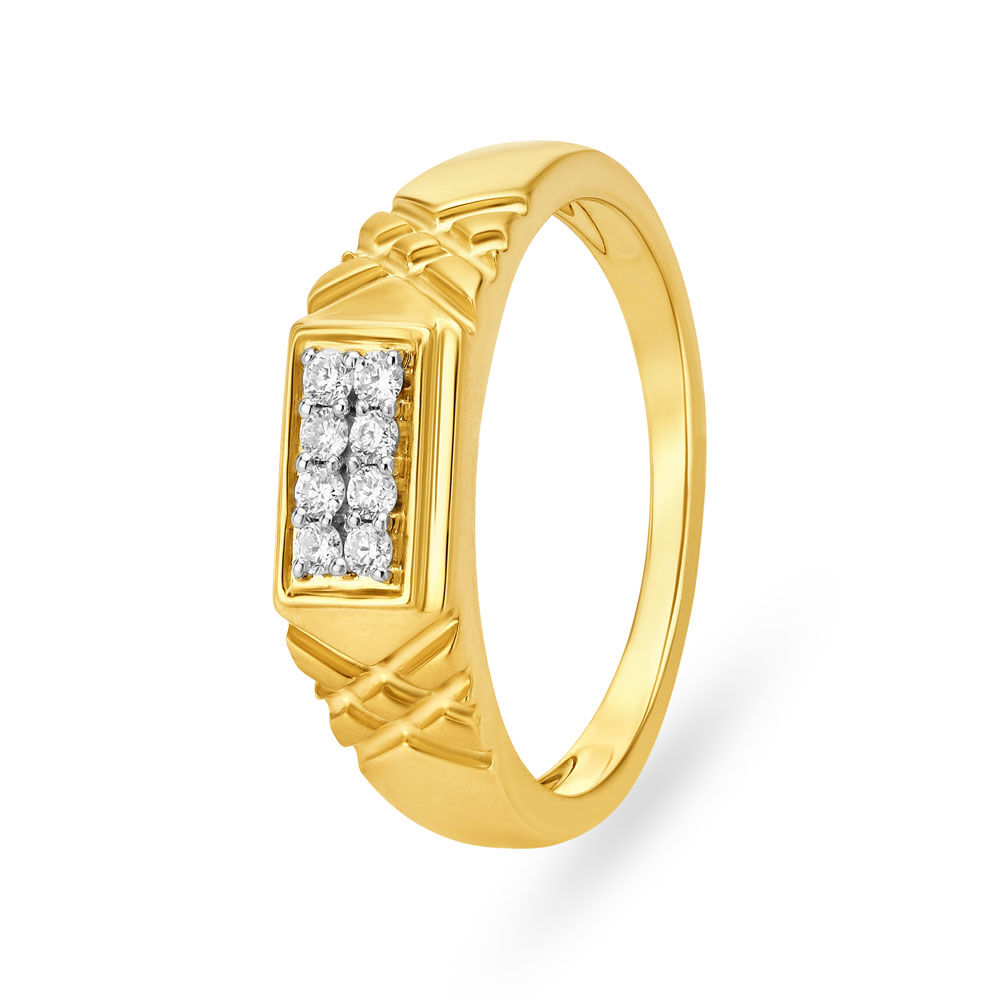 18 karat gold mens ring deals price