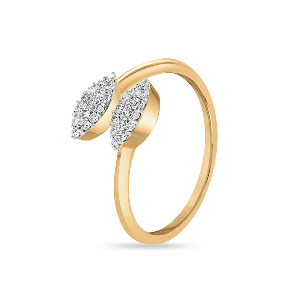 Gold ring hot sale twist