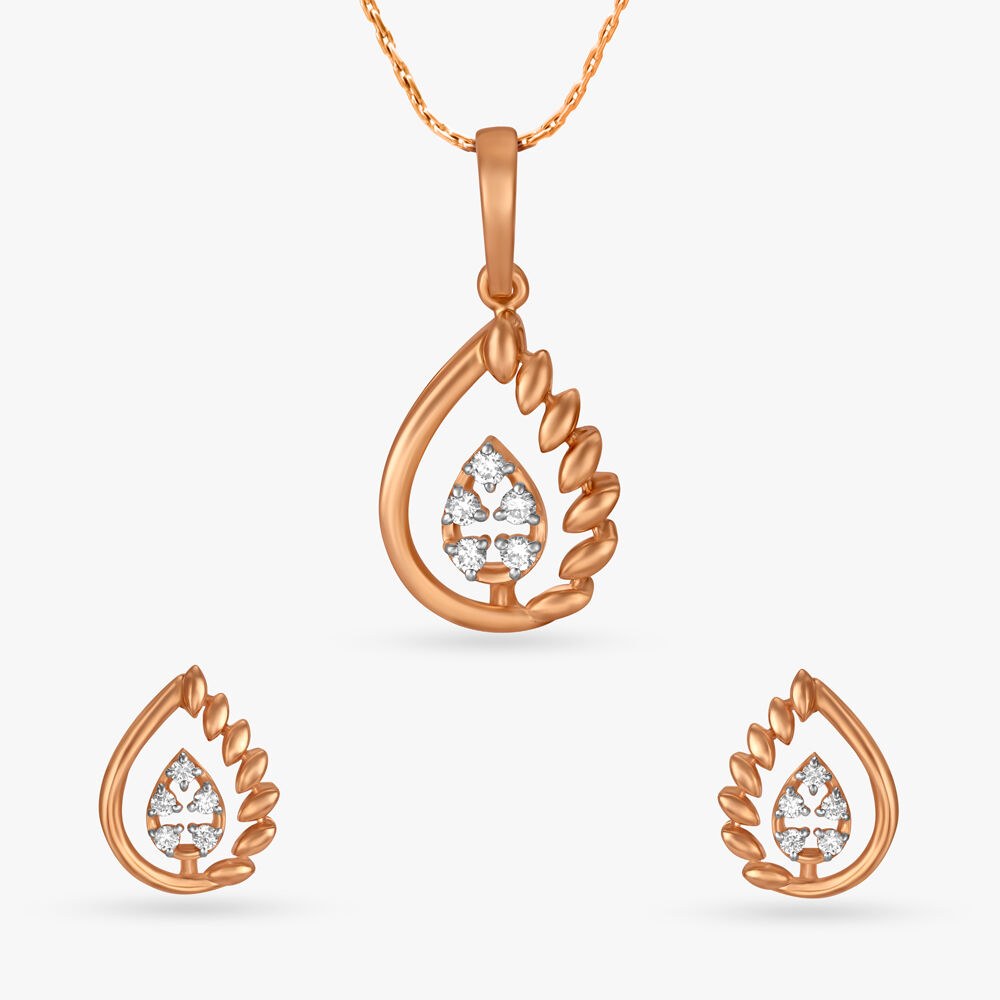 Pendant set with hot sale earrings