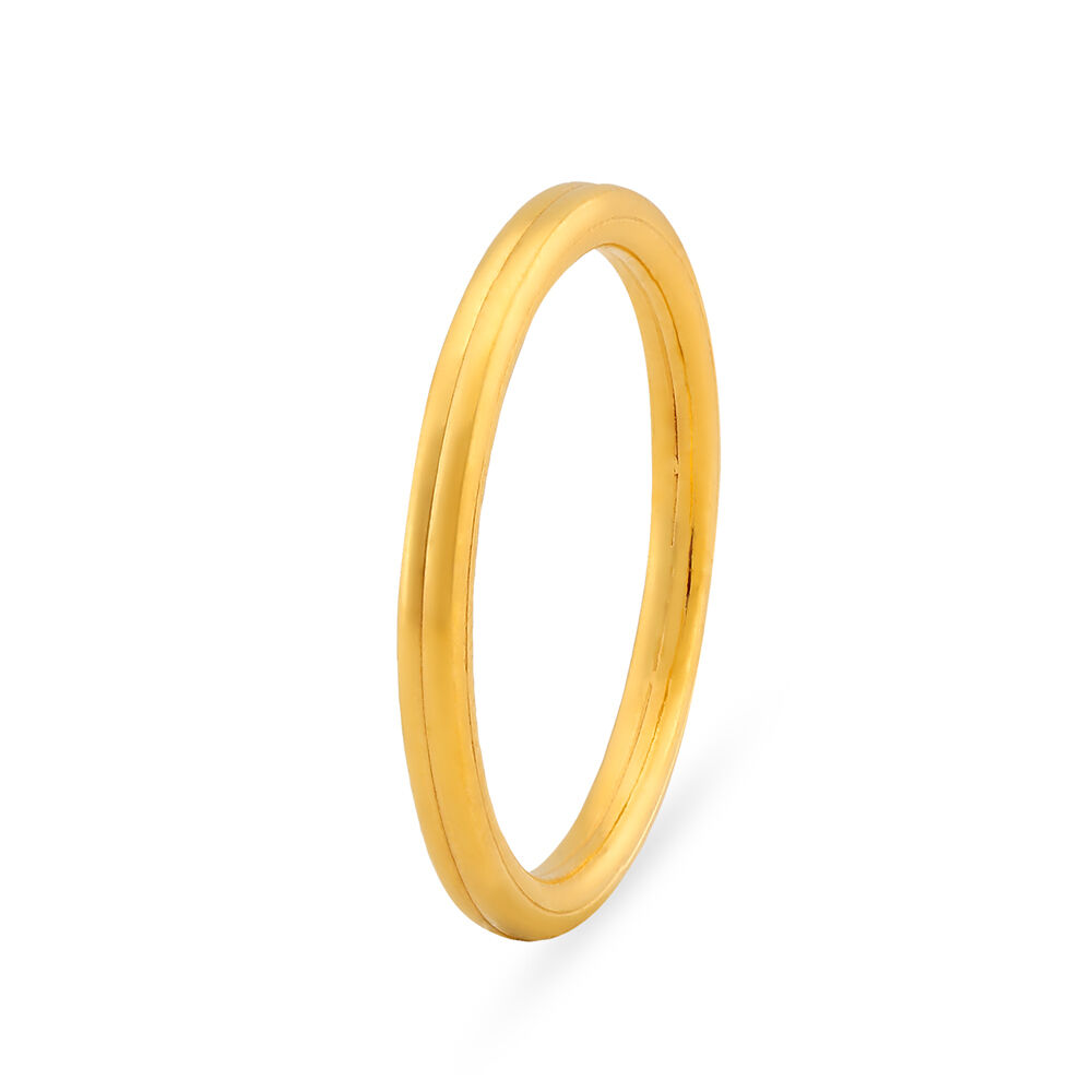 Buy Elegant Leaf Engraved Gold Ring for Men at Best Price | Tanishq UAE
