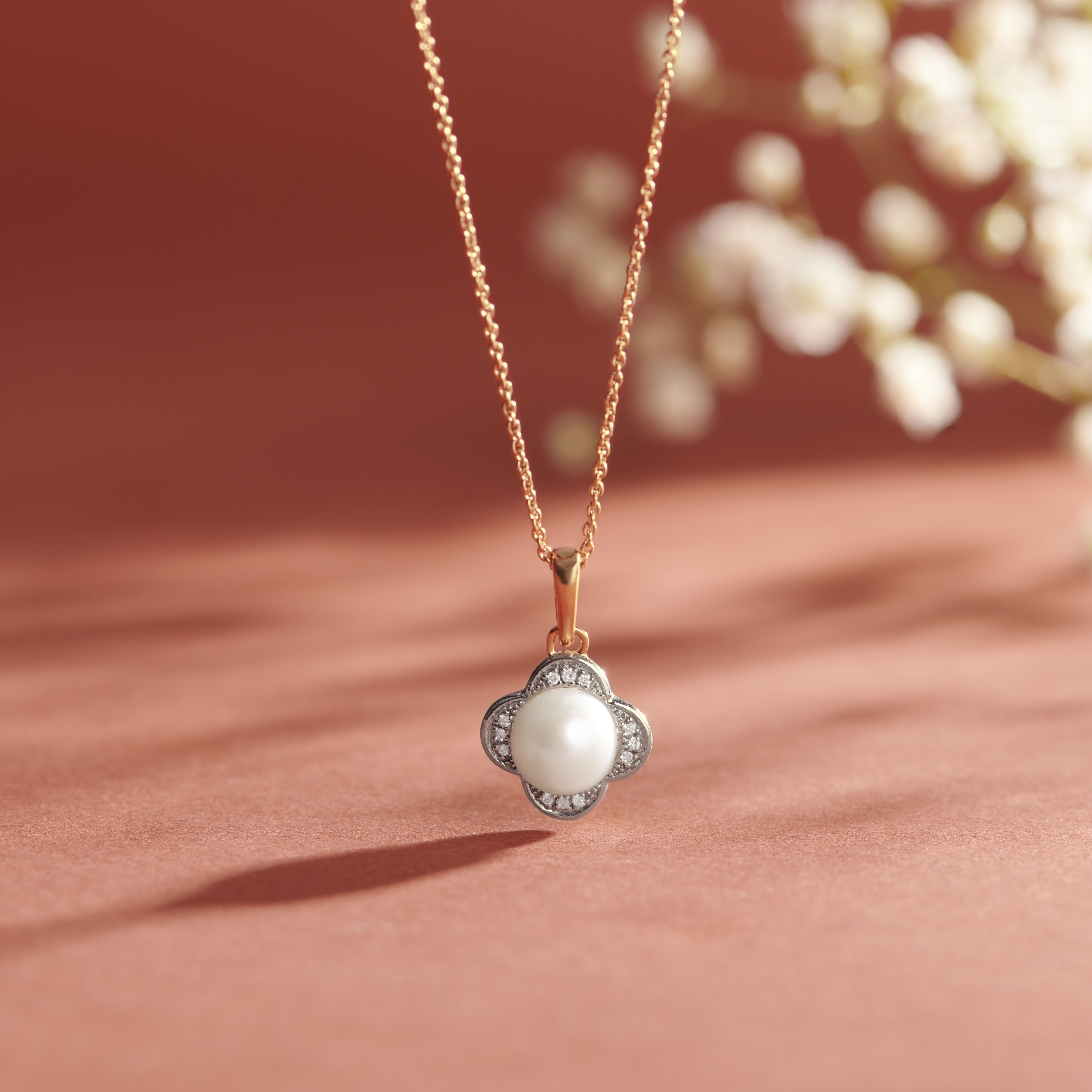 Diamond drop discount necklace