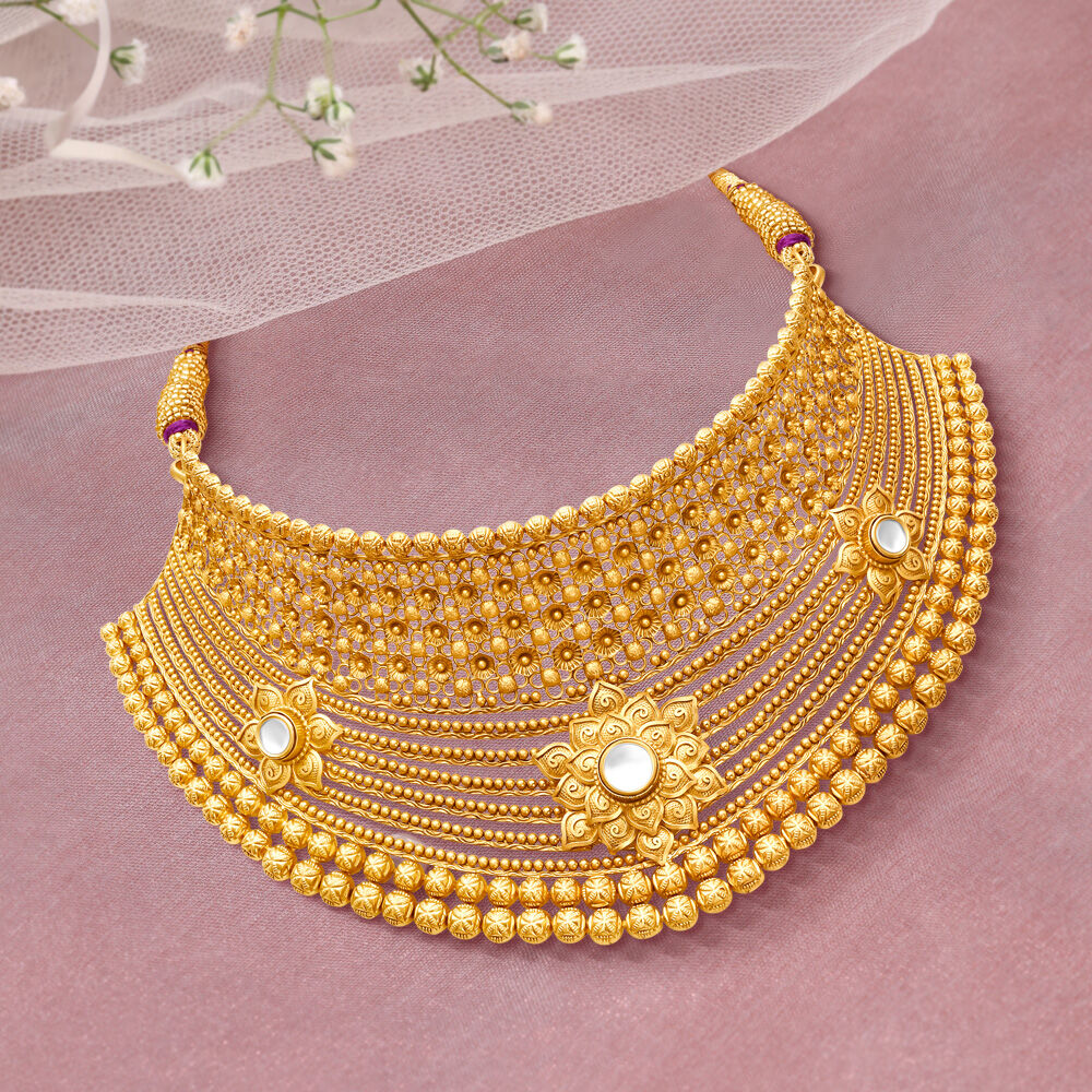 Choker in best sale tanishq
