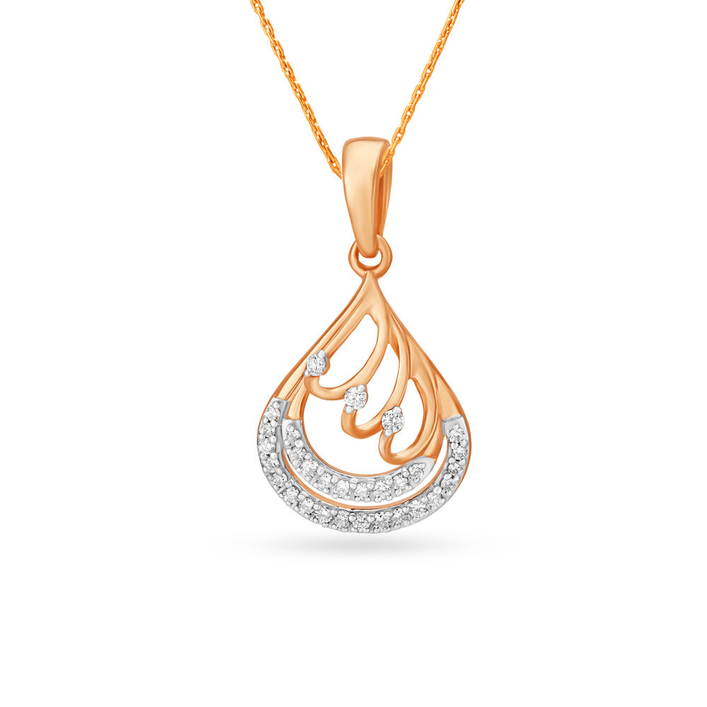 Tanishq pendant store earring set