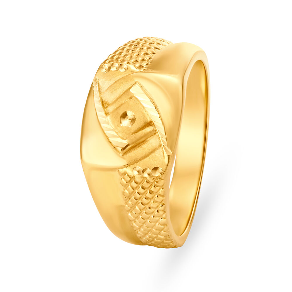 Square gold hot sale ring