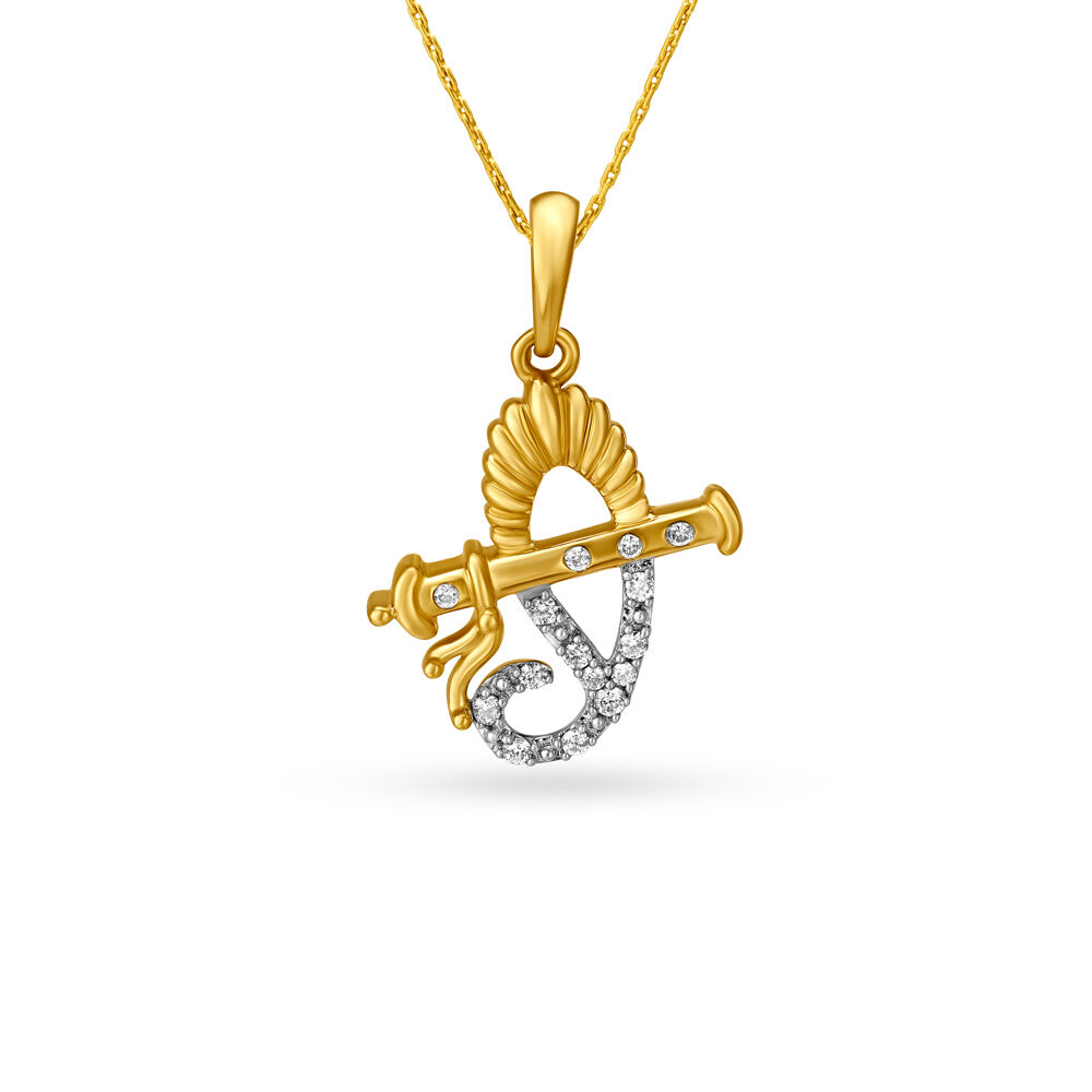Diamond pendant for mens tanishq hotsell