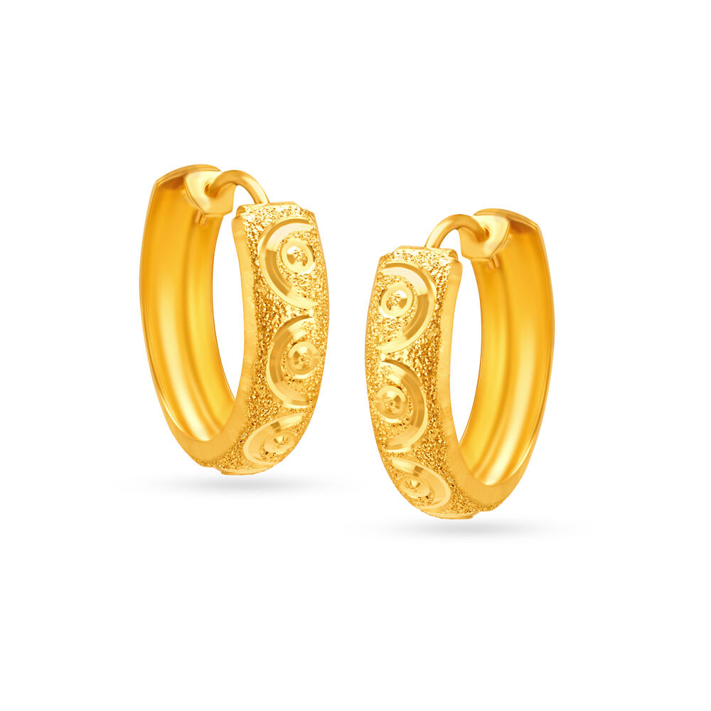 Tanishq shop hoop earrings