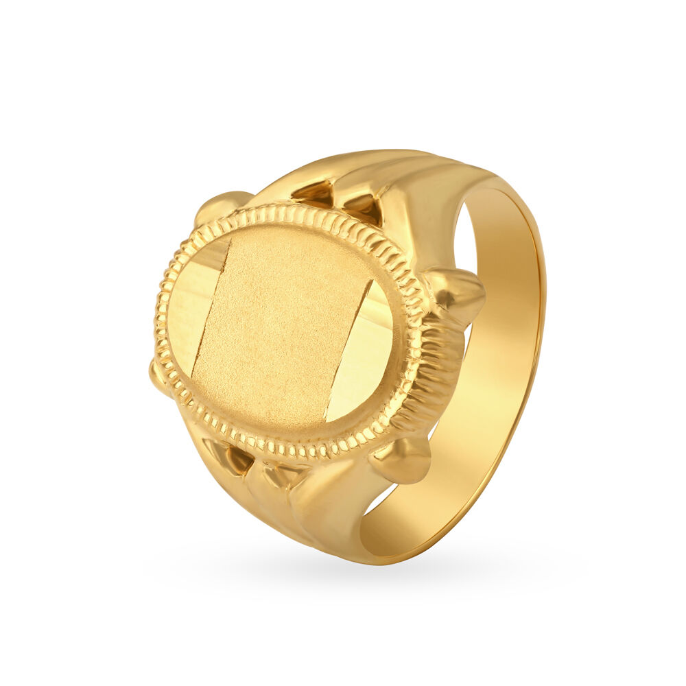 Latest gold ring sales design for man