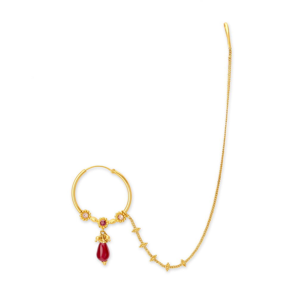 Gold nathni design with price deals