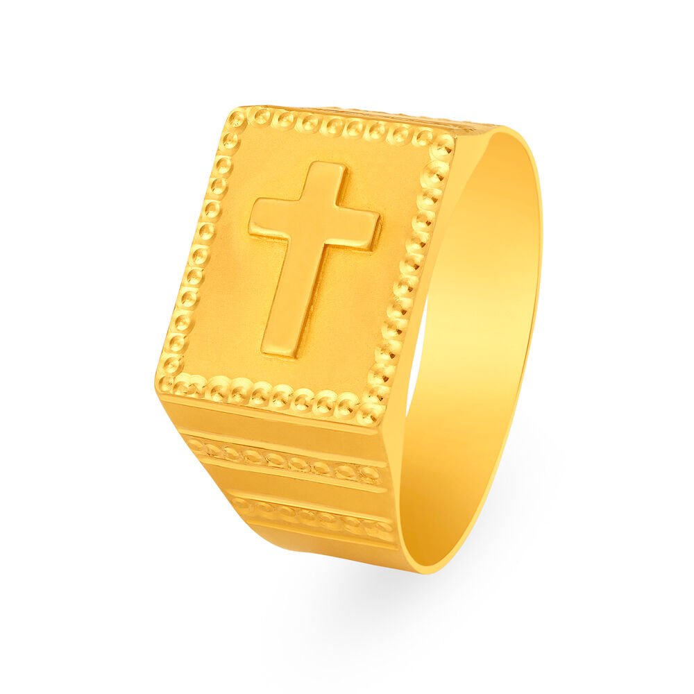 Gold deals cross ring