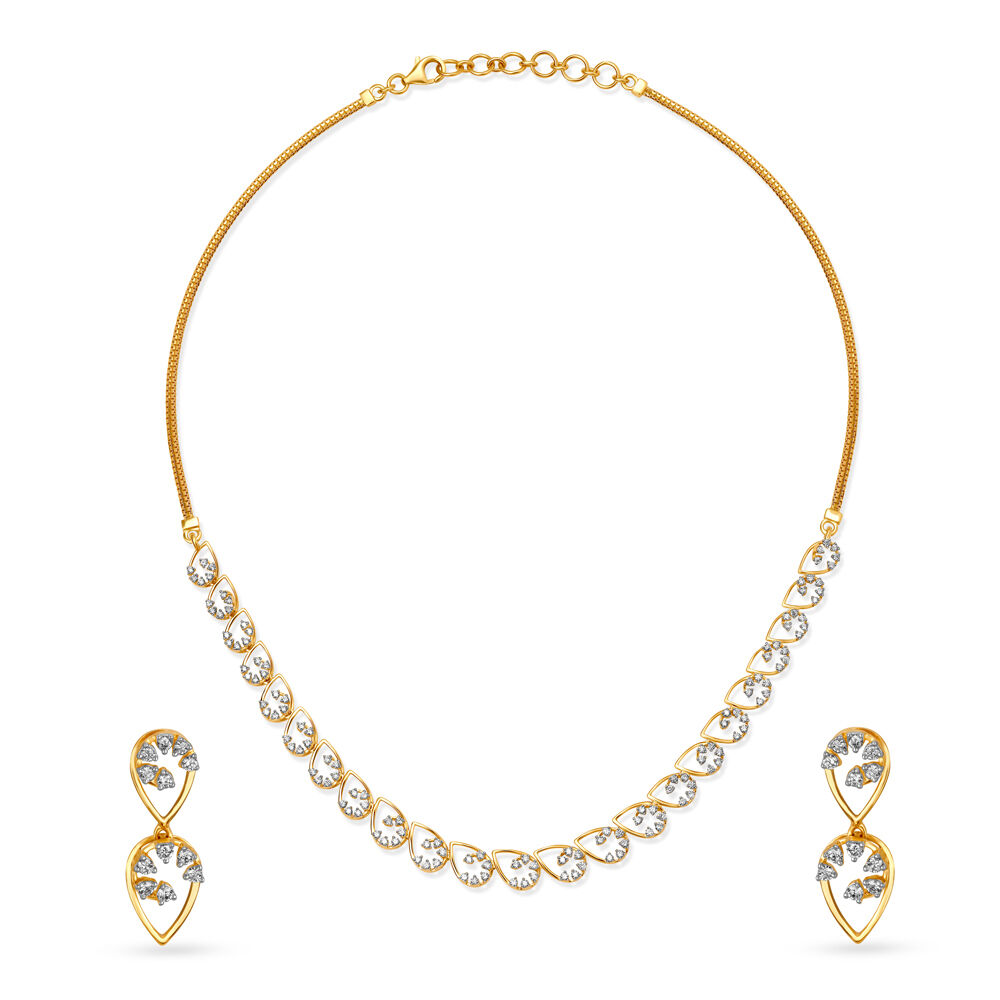 Gold and diamond shop jewellery