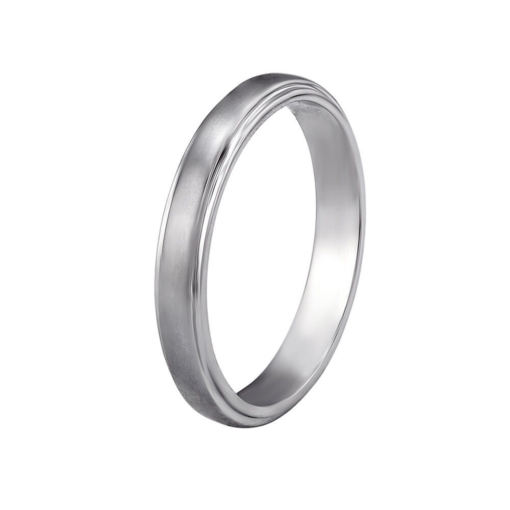 Ready to Ship - Platinum Solitaire Love Bands SJ PTO 101-A Sizes 10.5,