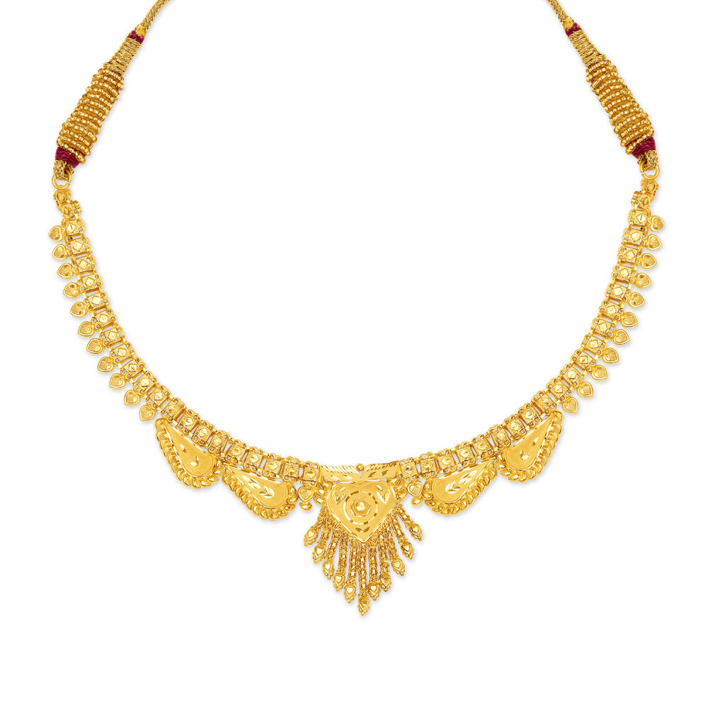 Bengali bridal clearance gold necklace designs