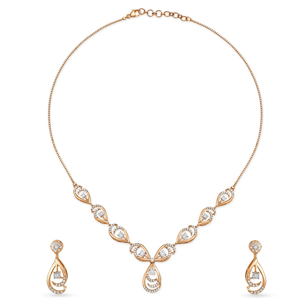 Tanishq diamond outlet necklace online