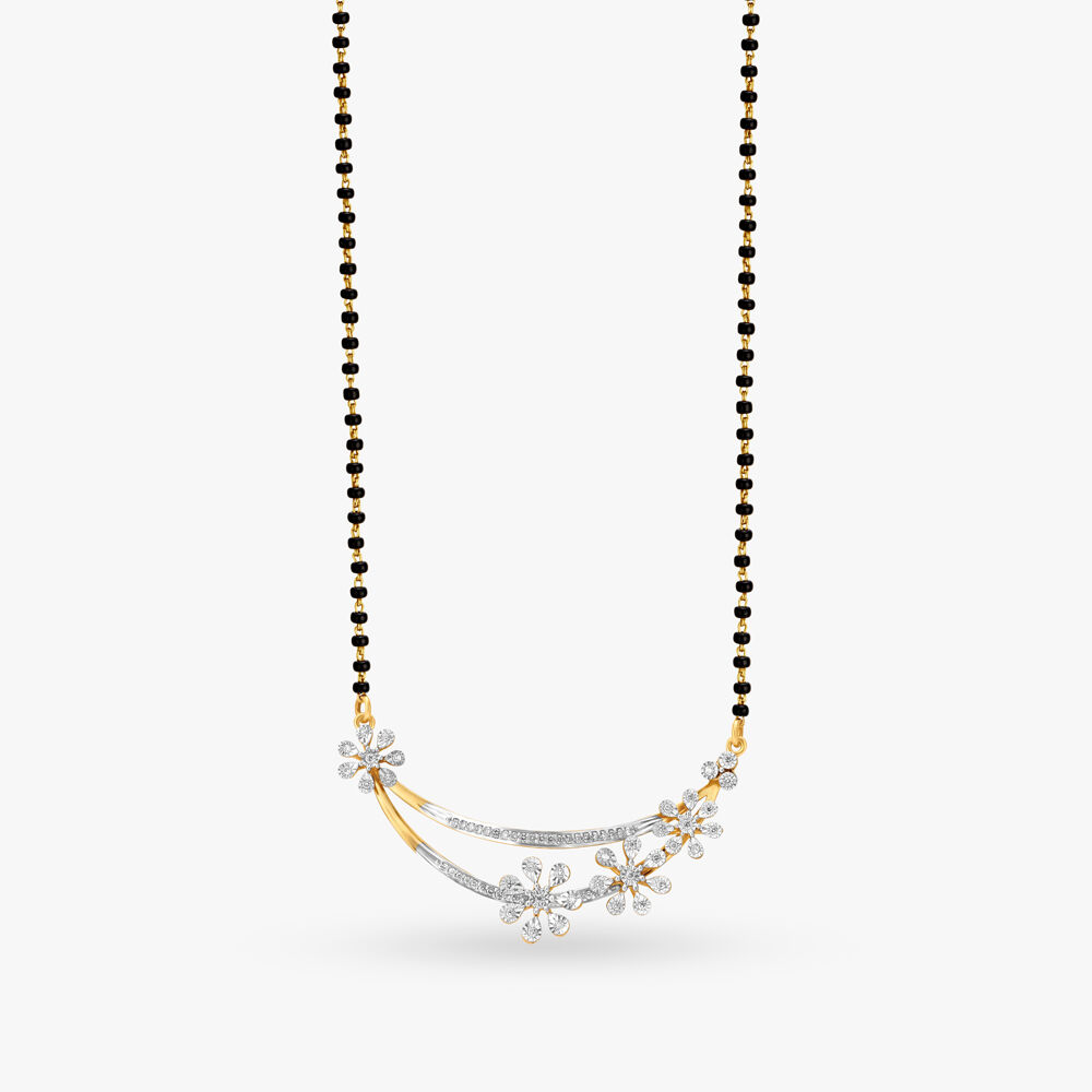 Tanishq diamond mangalsutra pendant deals