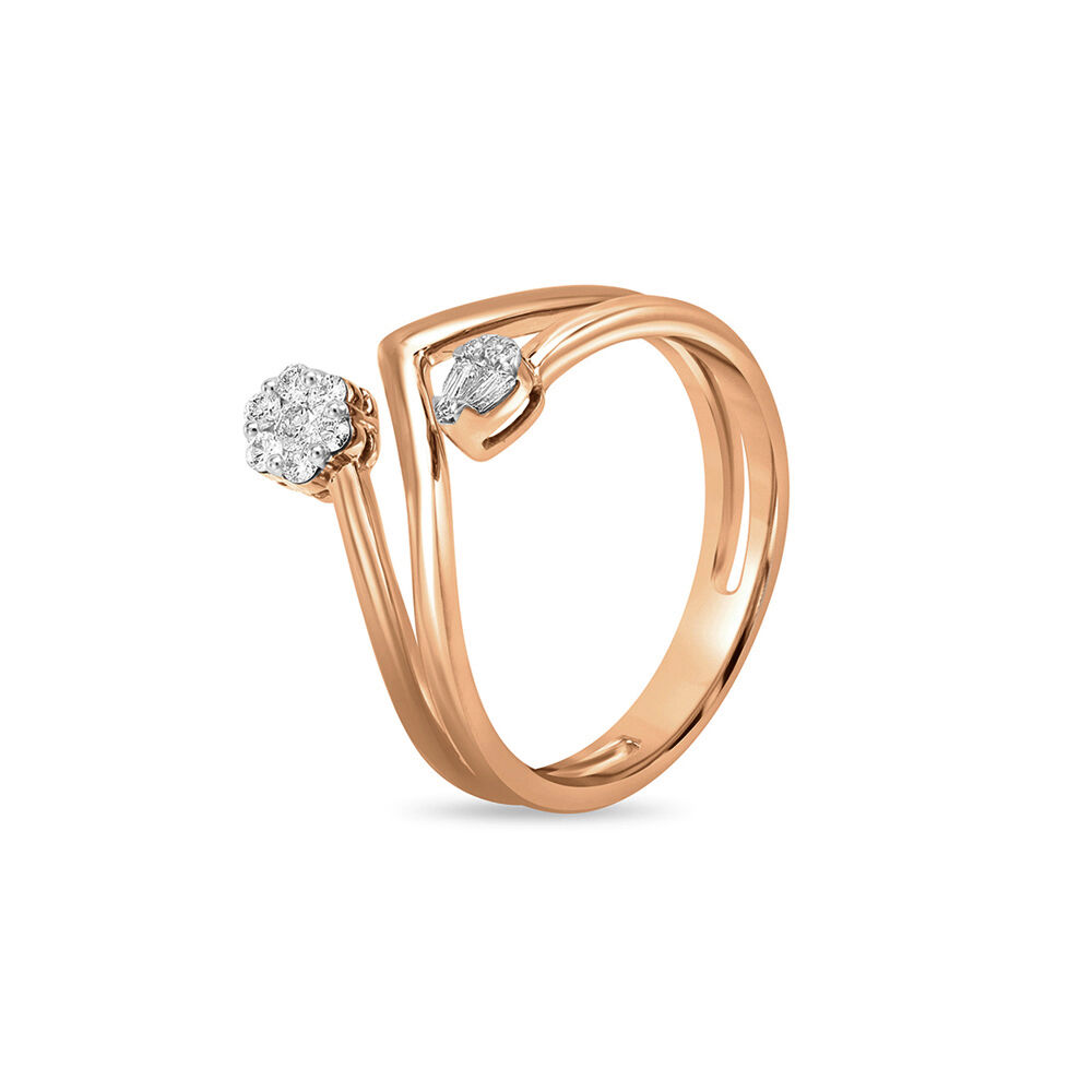 Rose gold diamond sales