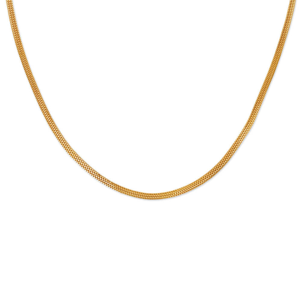 Plain shop gold chain