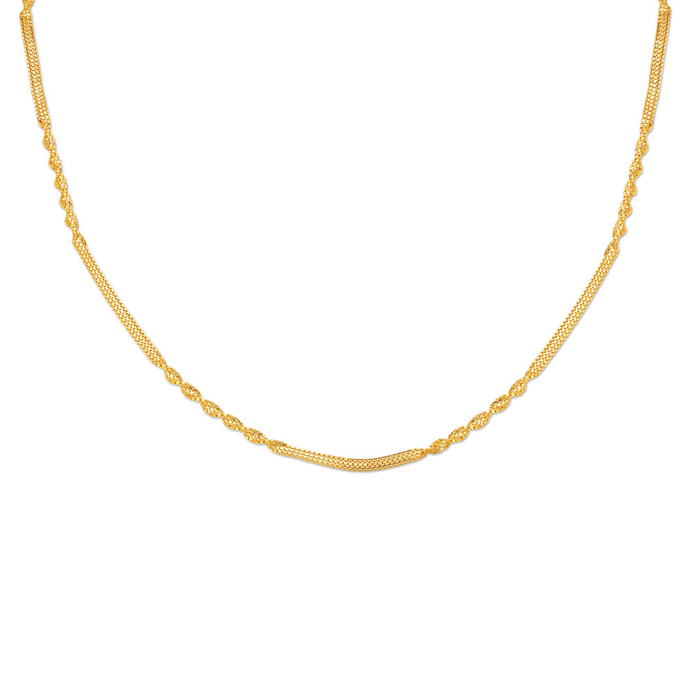 Buy Striking Gold Chain at Best Price Tanishq UAE