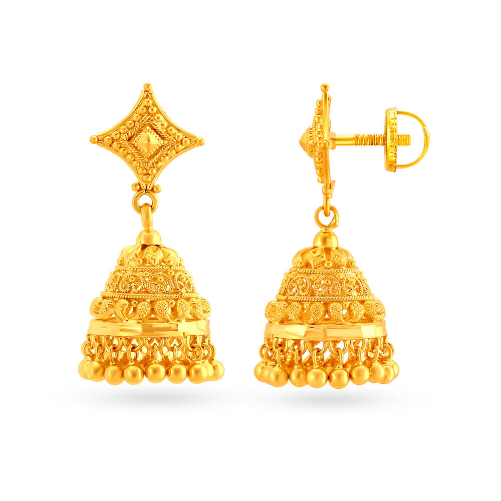 Tanishq earrings sale jhumka