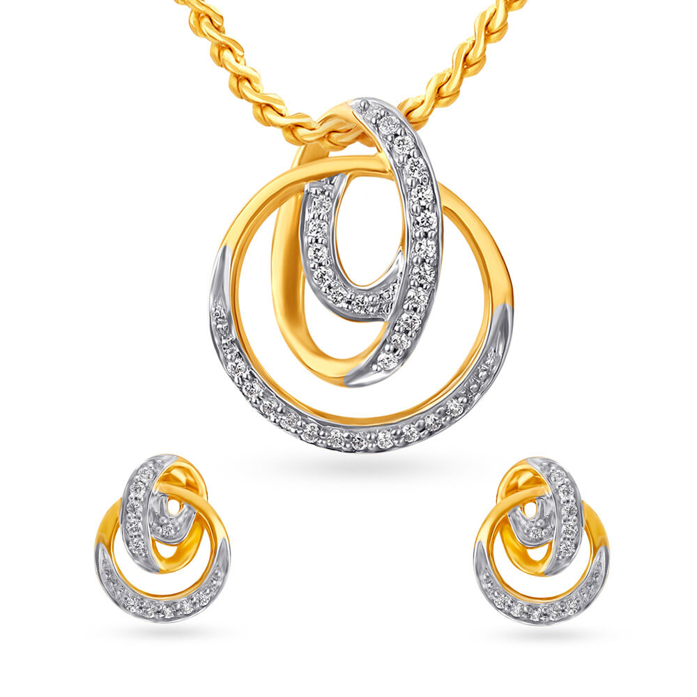 Tanishq pendant shop sets