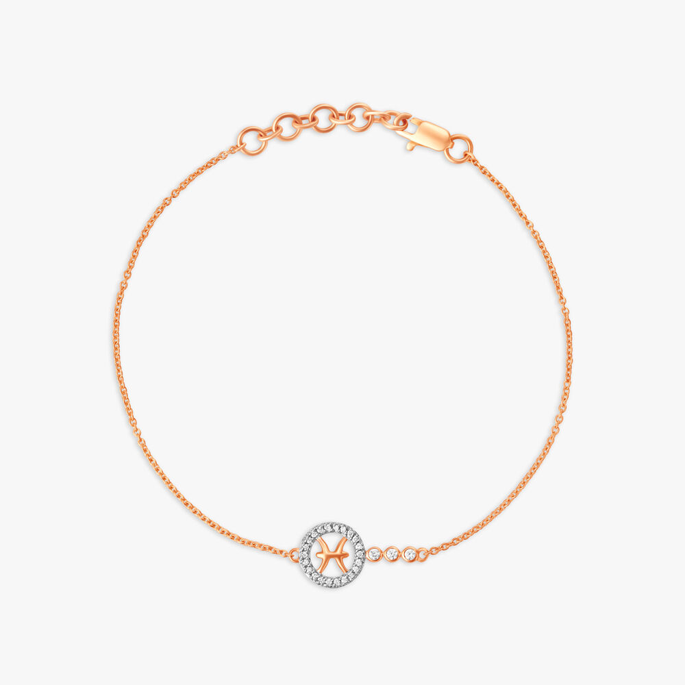 Diamond and 2025 gold bracelets