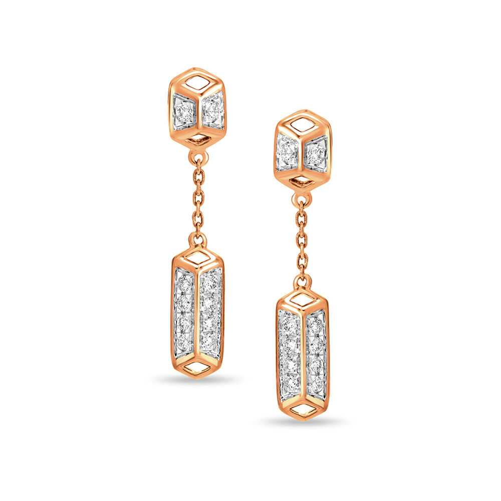 Cubic cheap diamond earrings