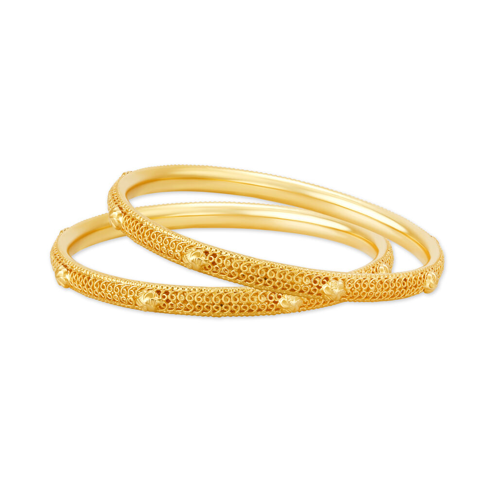 Buy Stunning Gold Bangles at Best Price Tanishq UAE
