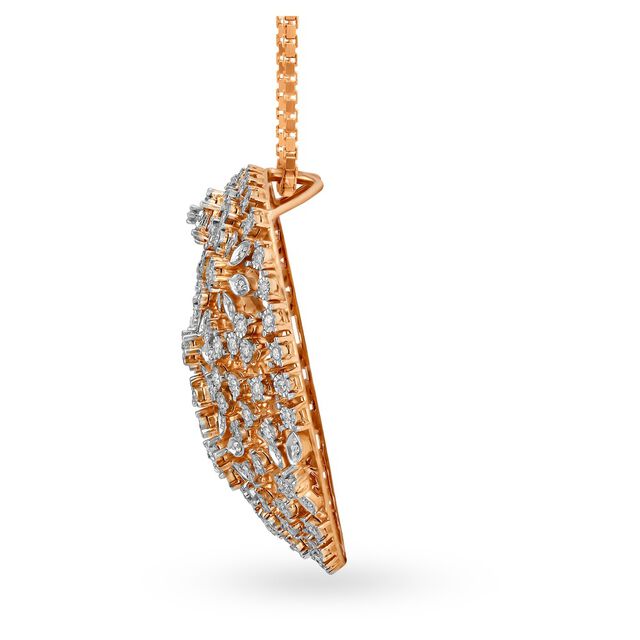Diamond Studded Ornate Pendant,,hi-res 2