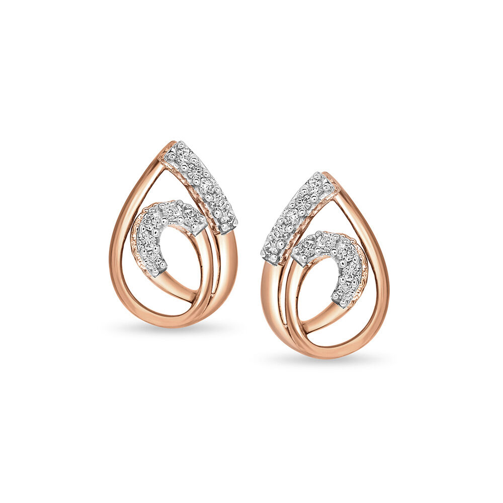 Rose gold teardrop shop ring