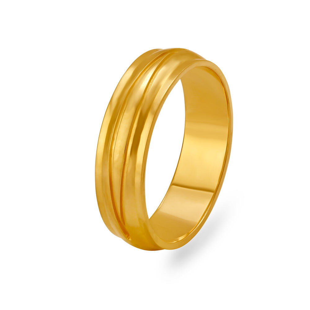 Plain gold ring for clearance men