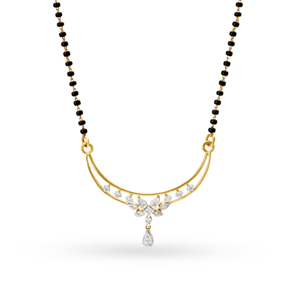 Mangalsutra designs tanishq hot sale