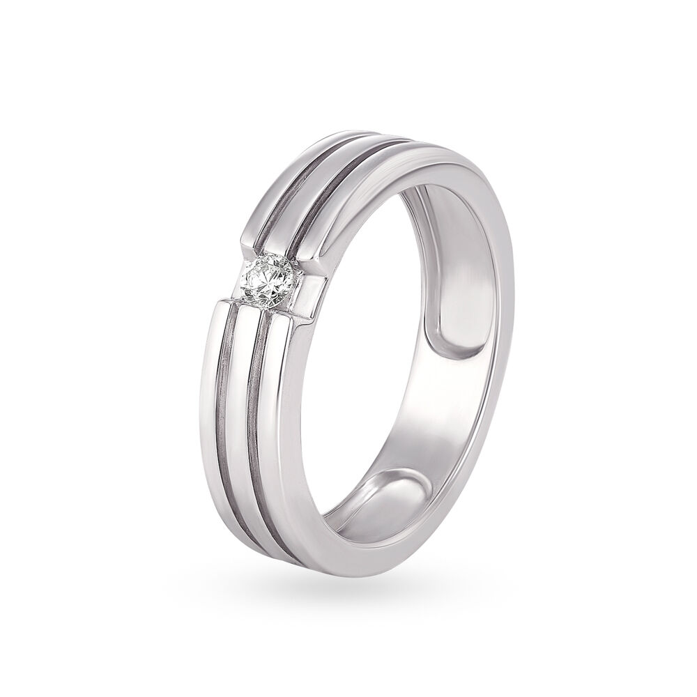 White gold ring with new arrivals price