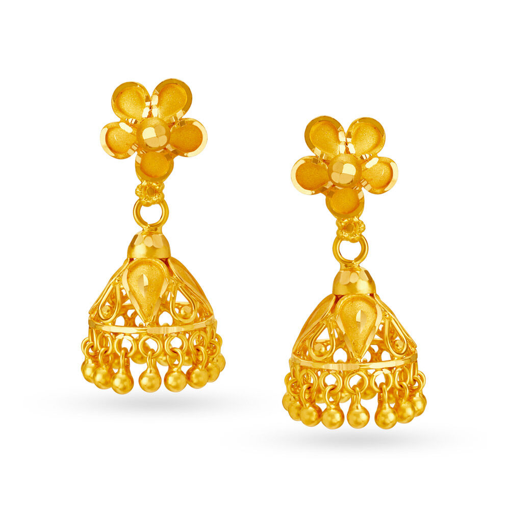 Gold on sale earrings online
