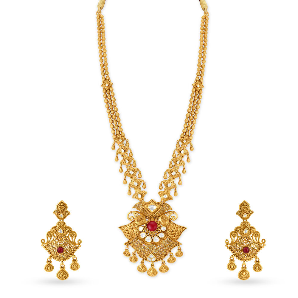 Tanishq discount kundan set