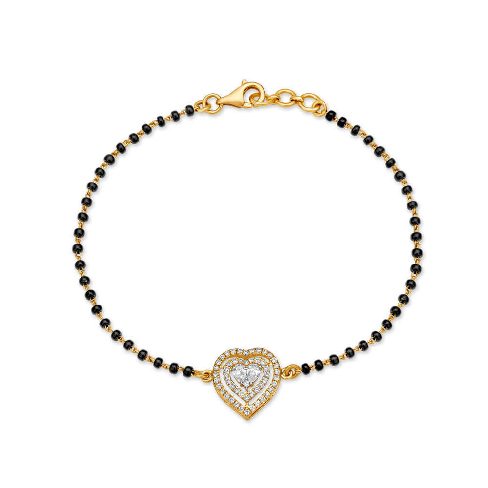 Romantic Diamond Mangalsutra Bracelet