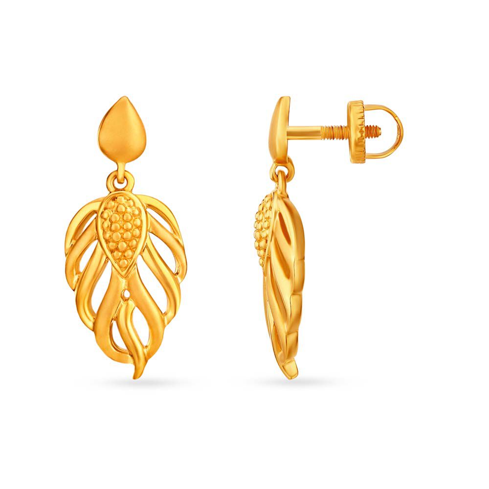 Traditional gold outlet earrings