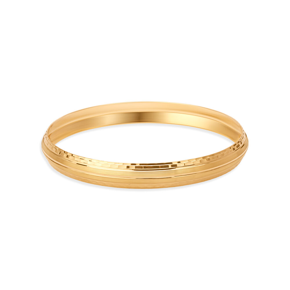 Buy Splendid Gold Kada for Men at Best Price Tanishq UAE