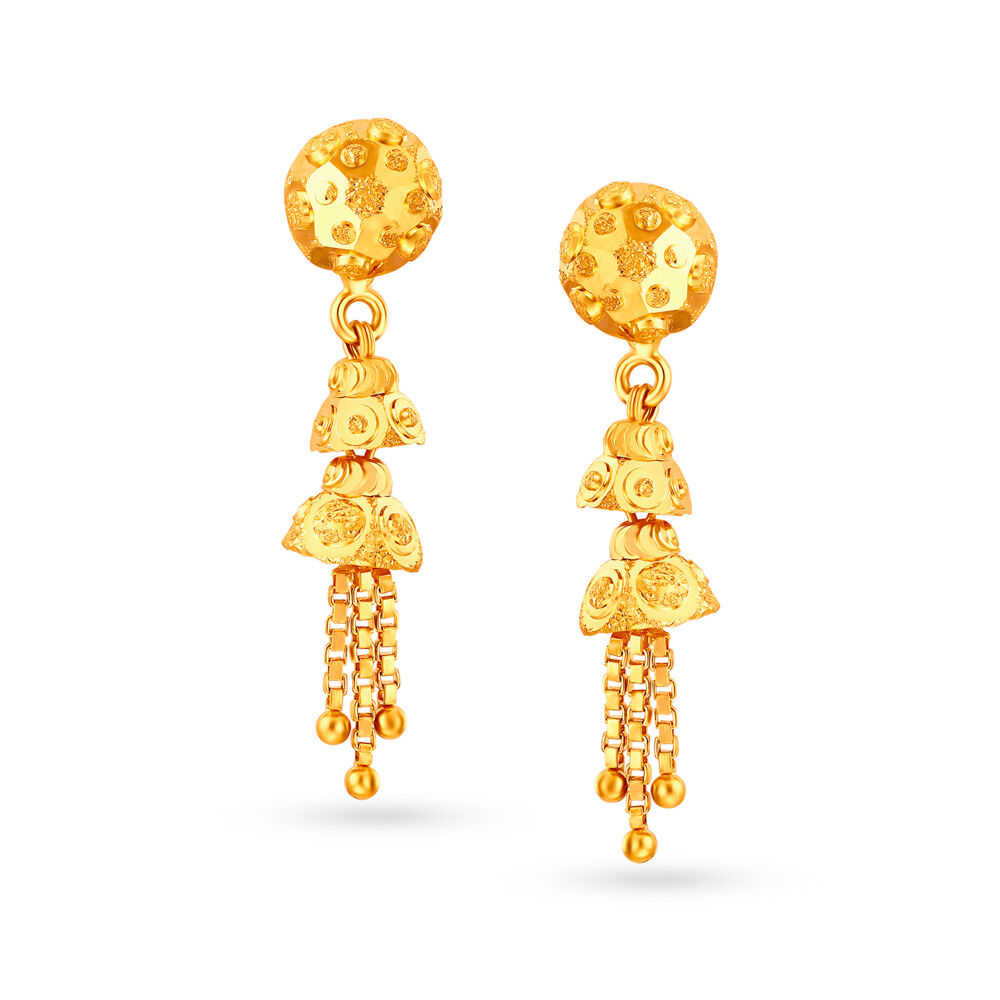 Tanishq earrings sale jhumka