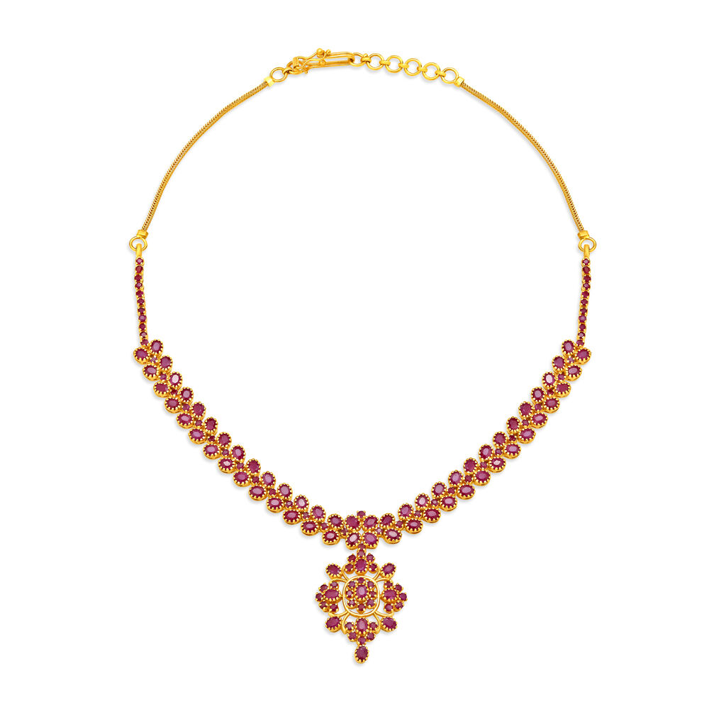 Ruby hot sale necklace price