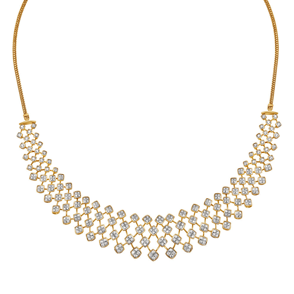 Diamond necklace cost cheap