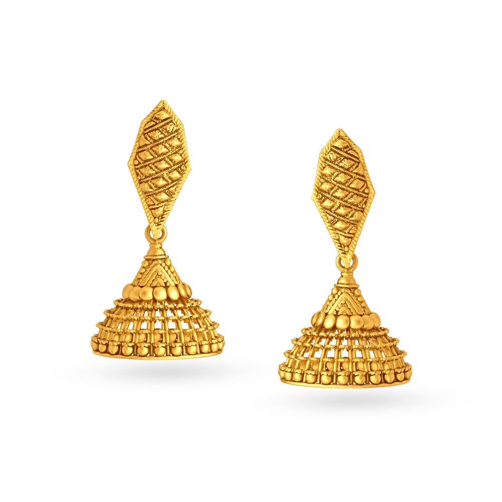 Jhumki gold new arrivals