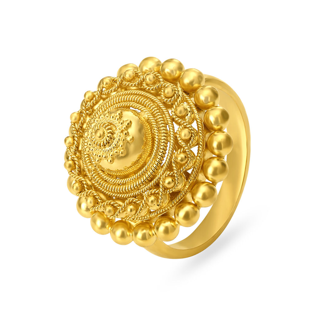 Gold ring for sales women tanishq