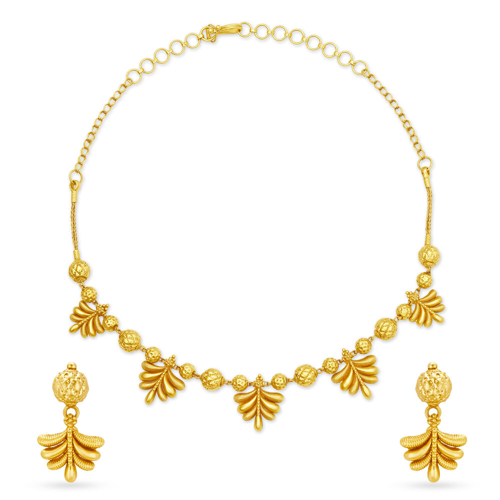 Gold necklace store set tanishq