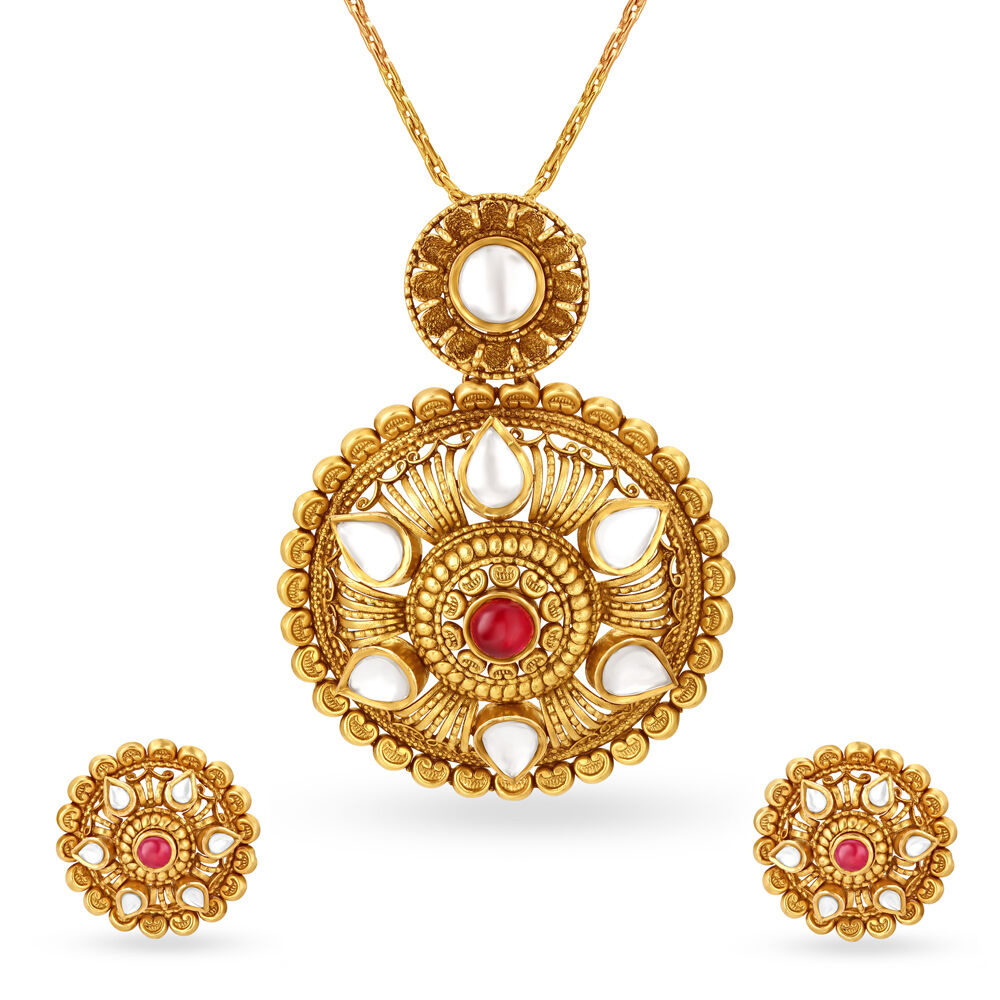 Tanishq outlet gold pendant