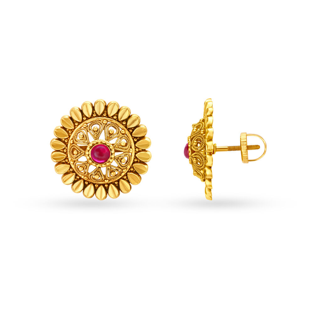 Tanishq gold tops sale design with price